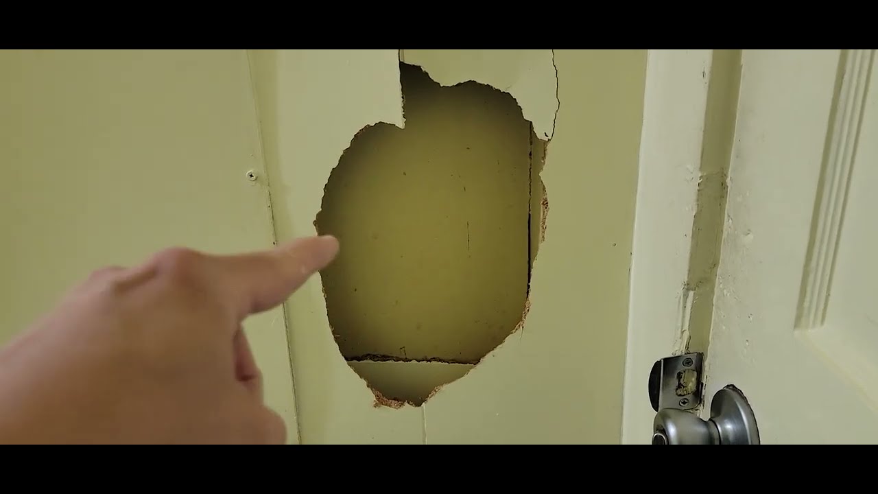 Hole In Bathroom Wall... YouTube