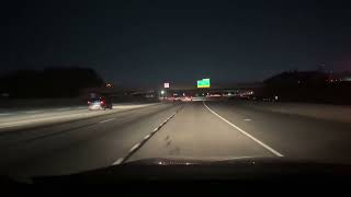 6 am morning traffic @ I-85 South in Duluth, GA, USA