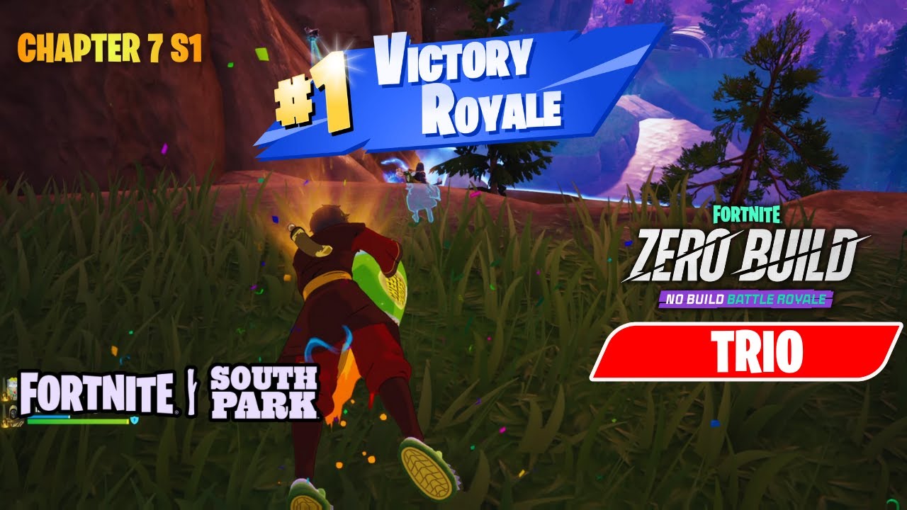 Fortnite ZB - Trio Full Gameplay - South Park Mini Season (PS5 No Commentary)