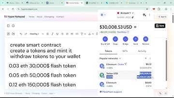 Create Flash USDT Token for 90-Days | Flash Loan Using Blockchain