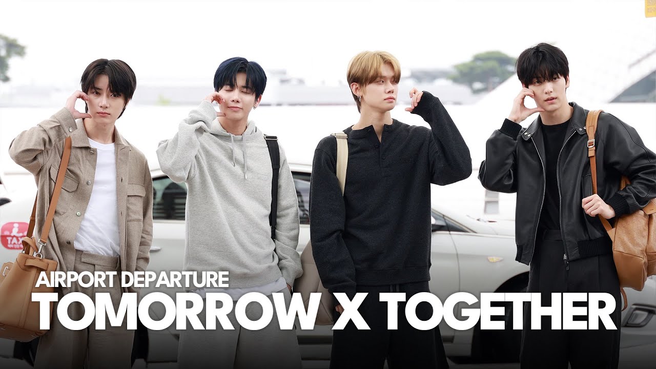 [4K] 투모로우바이투게더, 인천공항 출국 | TXT Airport Departure