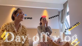 [호캉스브이로그] 연차쓰고 호캉스가보자구😏 |  메이플레이스호텔 - 야채곱창 - 막창 - 오믈렛브런치 - 동대문 닭한마리 - 나는솔로