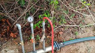 Procedure for hydrostatic pressure test of HDPE pipeline.