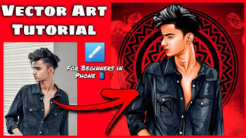 #nickcreation #vectorart How 🤔To Make Vector Art 🎨 Easily |For  Beginners ✌