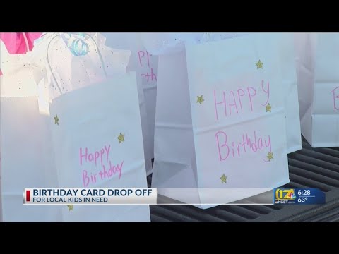 Team Dignity Health service project drops off birthday cards for local children