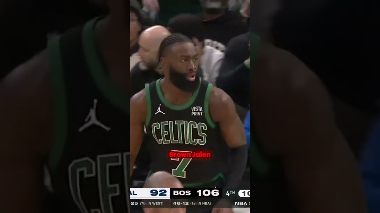 Did You See This Wild Jalen Brown Move?