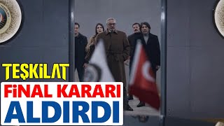 TRT'nin MİT'i konu alan dizisi Teşkilat final kararı aldırdı