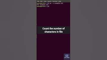 wc Command in Linux ? What is WC command in Linux?