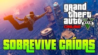 GTA V Online - Sobrevive Cualquier Caída !! (Truco)