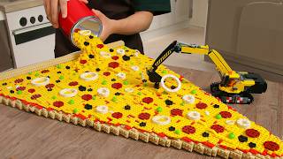 I cooked the World's Largest Lego Pizza slice