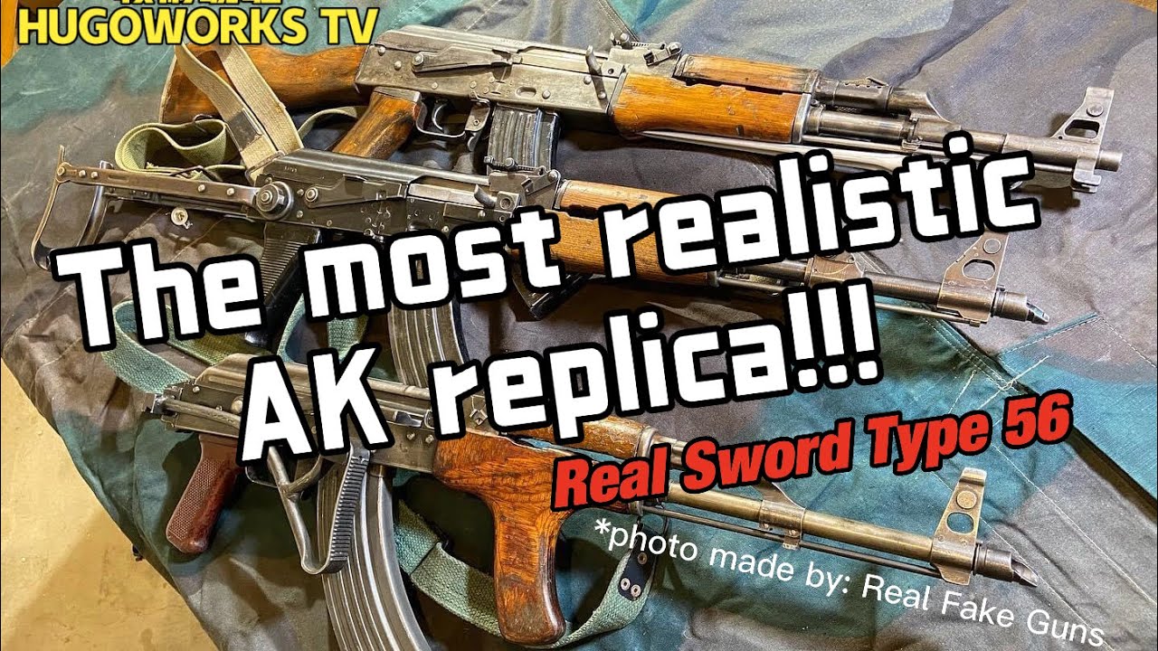 【Hugoworks】 The Most Realistic AK replica! Real Sword Type 56 (Chinese AK)