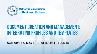 Document Creation and Management: Integrating Profiles and Templates