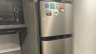 Ever Chill 12v camper refrigerator pooling water in bottom (drain plug clogged)