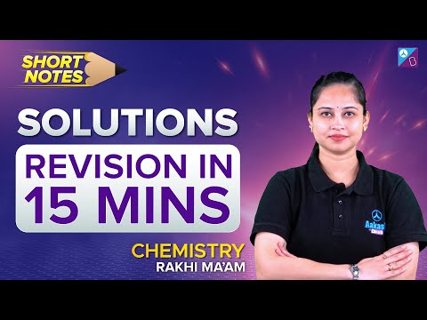 Solutions short notes, solution chapter in chemistry class 12 notes pdf - Solutions  short notes, …