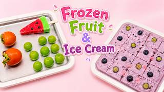 Satisfying Frozen Fruit & Ice Cream Collection |ASMR