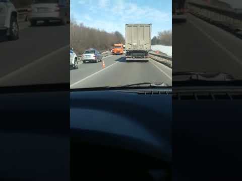 ДТП с автобусом граница Орловского и Мценского района 18 марта 2022