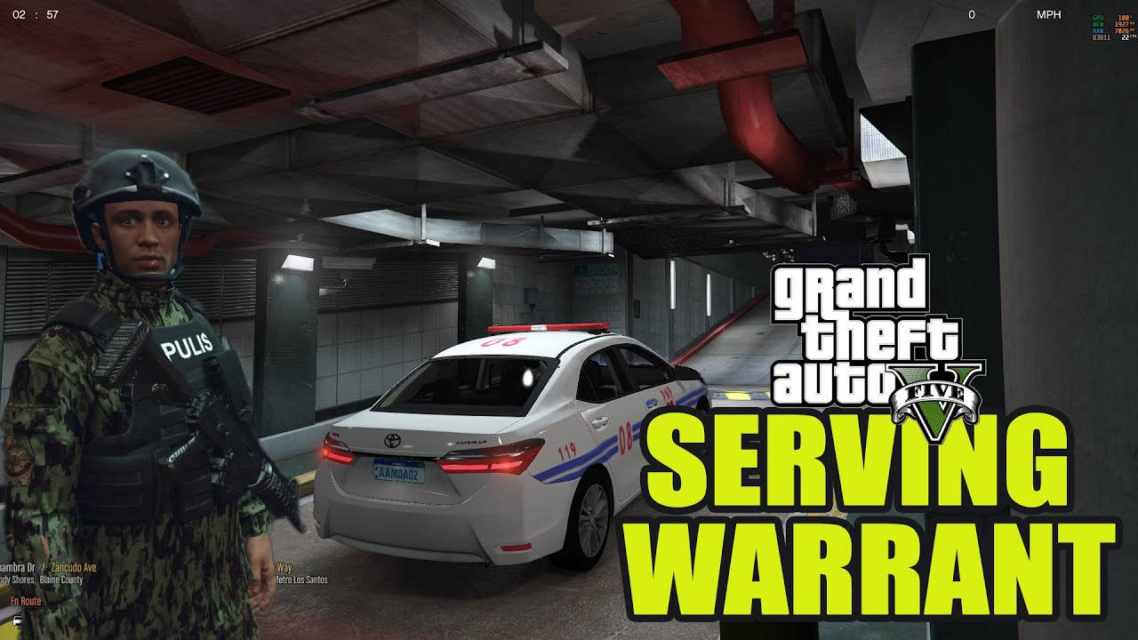 SERVING WARRANT OF ARREST - PNP | GTA V | PH LSPDFR