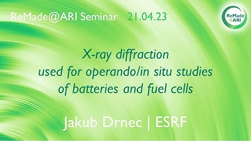 X-ray diffraction used for operando/in situ studies of batteries and fuel cells [WEBINAR]