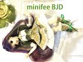 Роспись куклы минифи мейкап БЖД \ BJD minifee