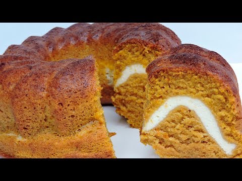 Video: Cómo Hornear Pan De Calabaza Relleno De Tarta De Queso