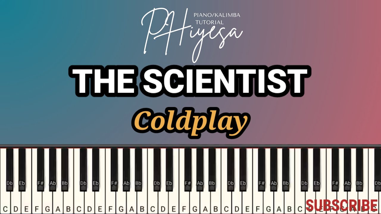 The Scientist (C) - Coldplay | Easy  Piano Tutorial | Synthesia
