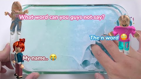 FULL PARTS ✨Text to speech✨ Slime Roblox story | you can’t say the word