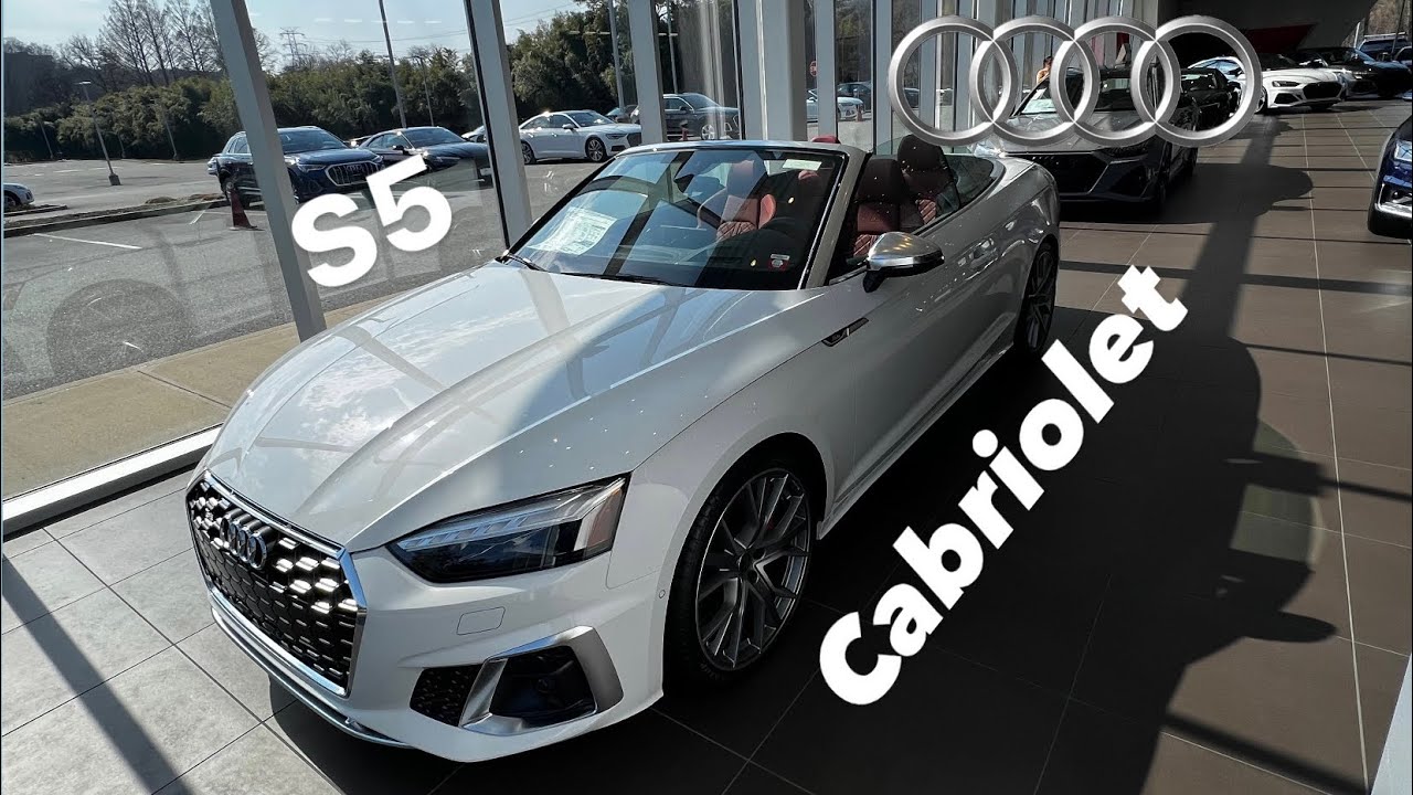 2023 Audi S5 Cabriolet!! White Glacier! Luxury Convertible