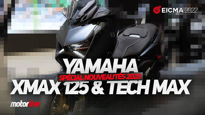 YAMAHA X-MAX 125/300 & TECH MAX 2023 | EICMA 2022