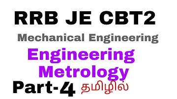 RRB JE CBT2 || mechanical engineering || mechanical comparator dial gauge in Tamil