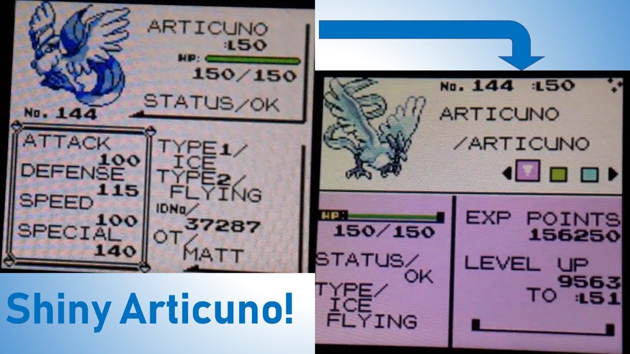 Pokemon Shiny Articuno 1