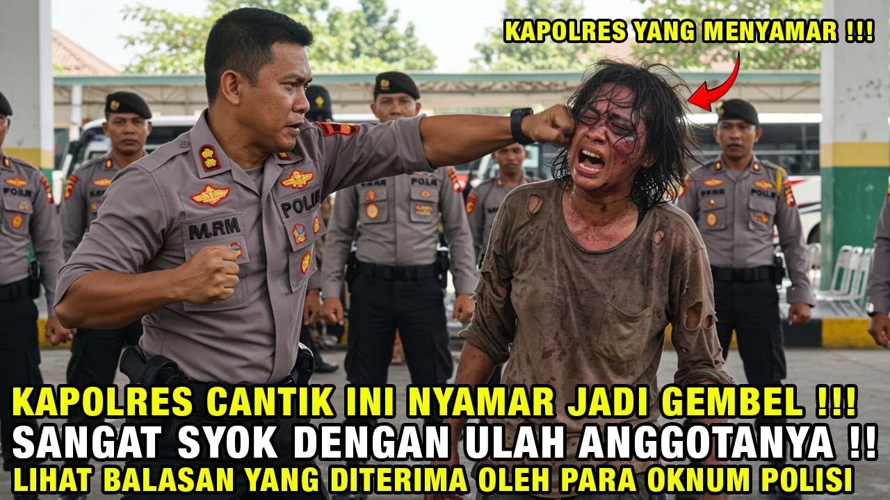 KAPOLRES CANTIK INI NYAMAR JADI GEMBEL‼️SANGAT SYOK DENGAN ULANG ANGGOTANYA‼️