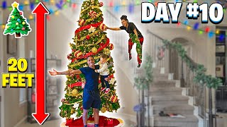 VLOGMAS DAY 10: OUR CHRISTMAS TREE IS FINALLY DONE !