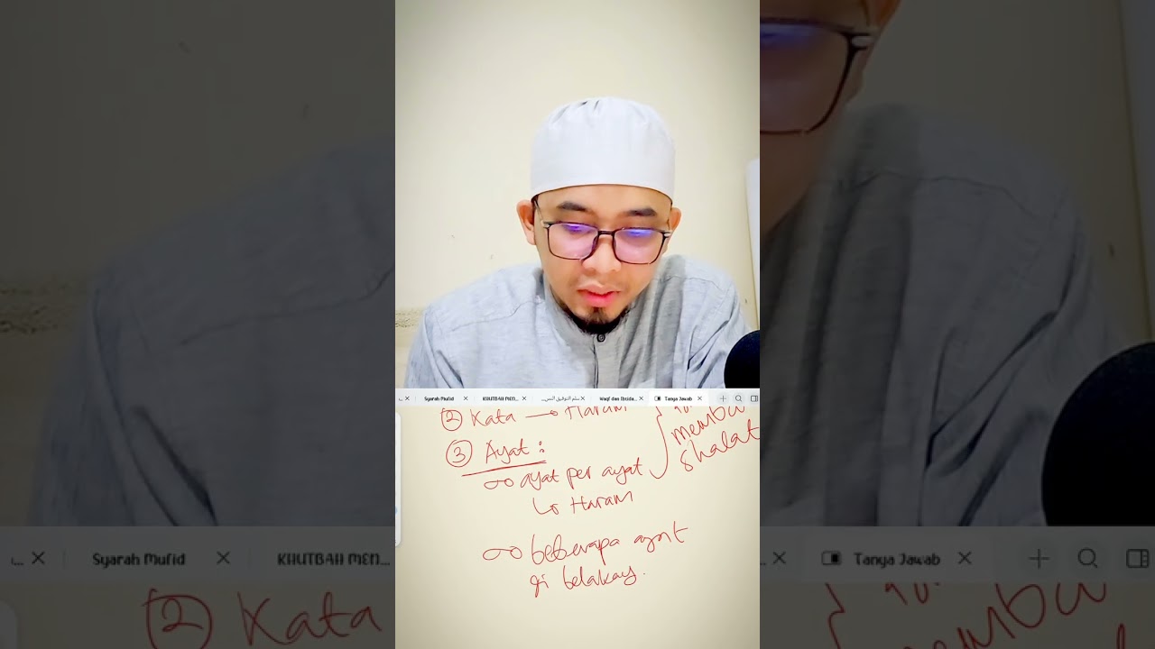 Hukum Membaca Al-Quran Secara Terbalik (At-Tankis) di Dalam Shalat - Muhammad Laili Al-Fadhli 