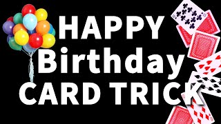 HAPPY Birthday CARD TRICK! (Math Card Magic 💎)