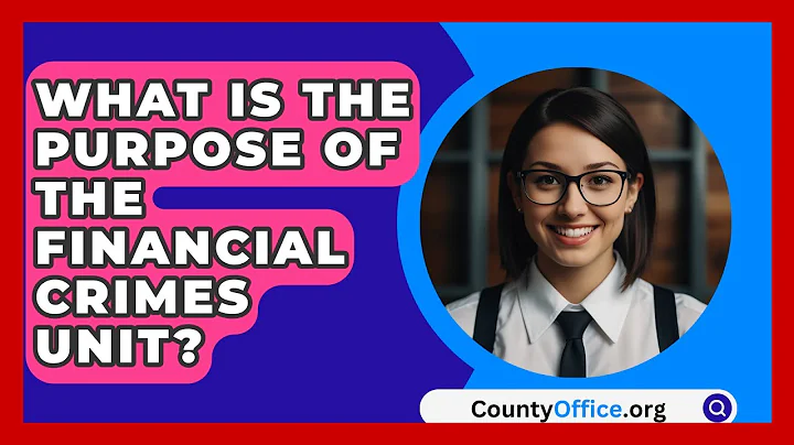 What Is The Purpose Of The Financial Crimes Unit? - CountyOffice.org