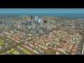 Cities Skylines - Huge City with Downtown and Suburbs