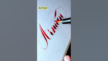 Arman❤️✍️#shortsvideo #trending #calligraphy #shorts