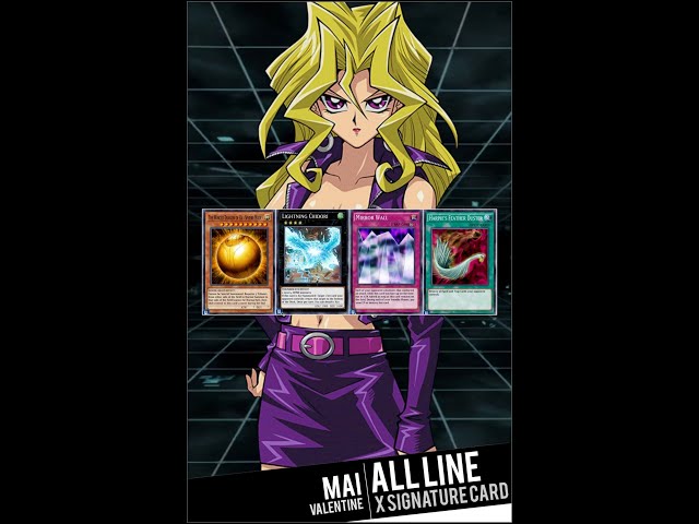 Yugioh Duel Links - Mai Valentine x ALL Special Phrases Card Yugioh Duel Links - Mai Valentine x ALL Special Phrases Card