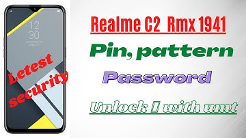 Realme C2 rmx1941 password unlock Umt ll  realme pin pattern password unlock with umt tool