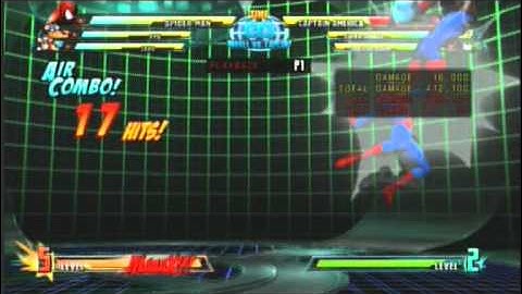 MVC3 - Spider-Man Day 1 Combo - Web Zip Loop