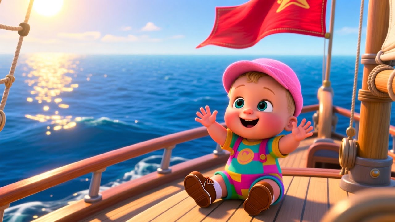 Learn Colours On Ship 🚢🌈 | Fun Kids Song | Learn Colors for Children