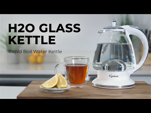 Electric Glass Kettle H2O PLUS Capresso