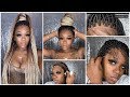 BEST BRAIDED LACE WIG INSTALL😍😍😍😍| EASY |😍| NEATANDSLEEK 😍