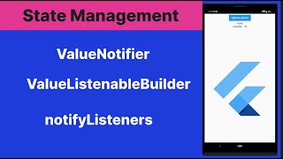 How Can You Manage State Using ValueNotifier, ValueListenableBuilder And notifyListeners | Hindi