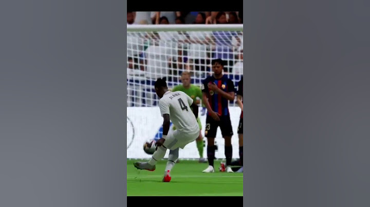 David Alaba Goal⚽️ #elclasico #realmadrid #fcbarcelona #fifa23 #shorts