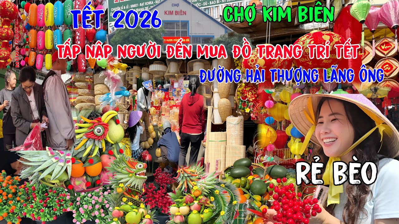 Khủng khiếp phát hiện Chợ trang trí lớn nhất tại sài gòn”tấp nập người mua sắm tết 2026.