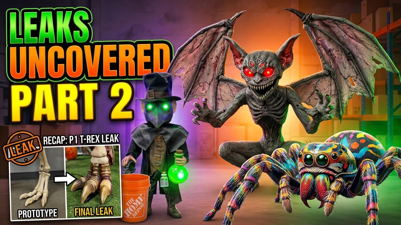 Video thumbnail — Home Depot Halloween 2026 Part 2 - The Craziest Leaks Yet