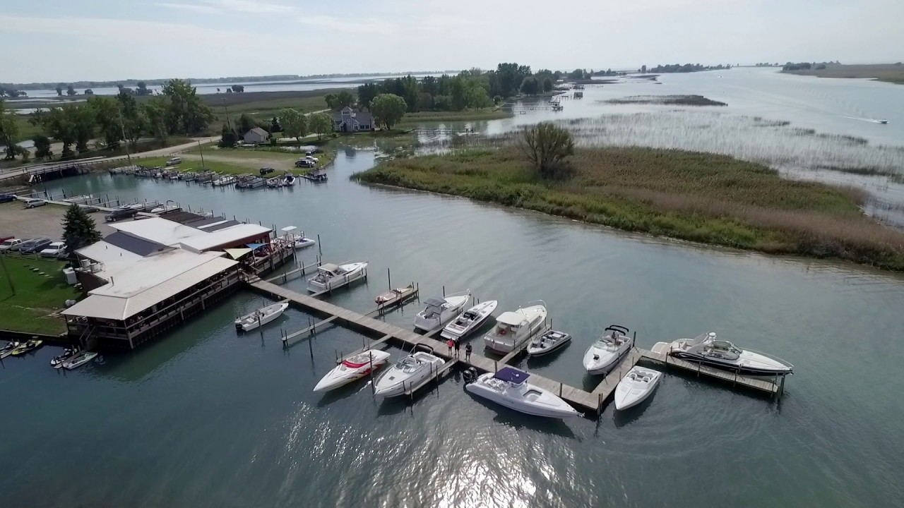 Browns bar on Harsens Island Drone POV 2016 09 22 YouTube