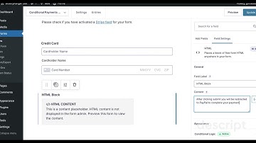 Creating a Conditional Payments form with Gravity Forms - Step 2