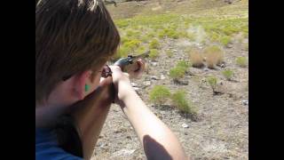 J.C. Higgins Model 31 .22 rifle (my son shooting it)